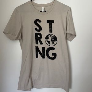 Bella Canvas World Strong Graphic Tee size Medium